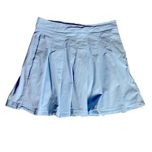 American Eagle Super High Rise Light Blue Pleated Skirt Size 4